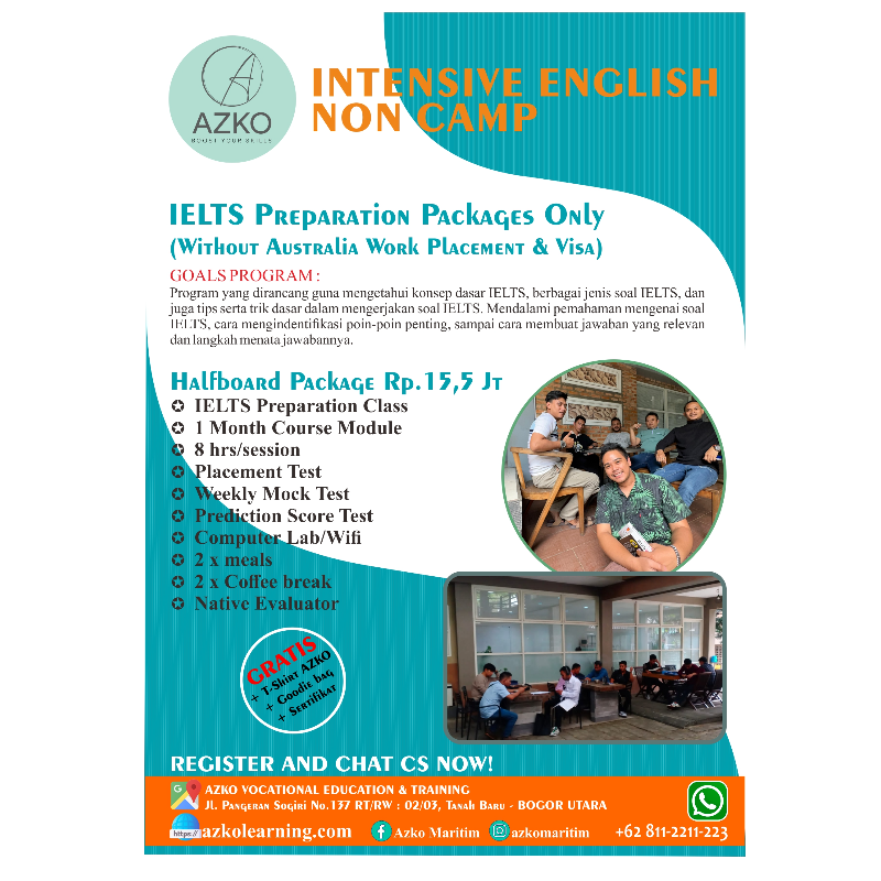 Kursus IELTS 2 Main Image